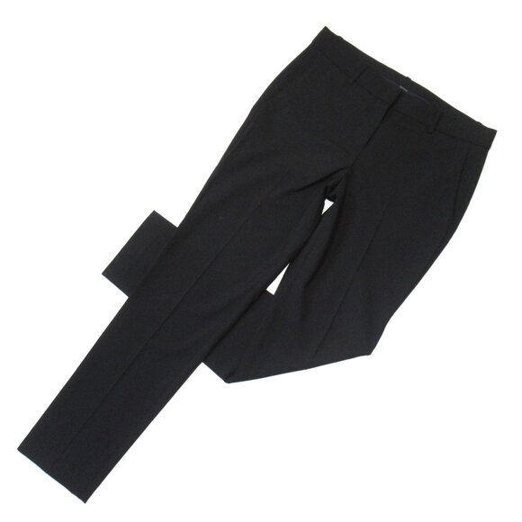 NWT Theory Testra 2B Edition in Black Stretch Wool Tapered Slim Pants 4 - Picture 1 of 6